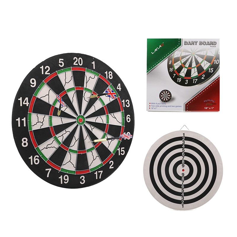 Ikitərəfli Dart Board İynəli Rezin Dart Dart Taxtası